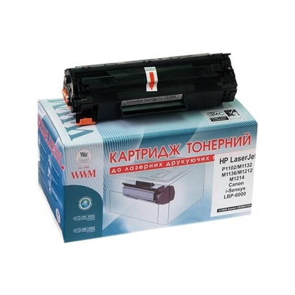 

Картридж WWM (LC48N) HP LJ P1102/Canon 725 (аналог CE285A)