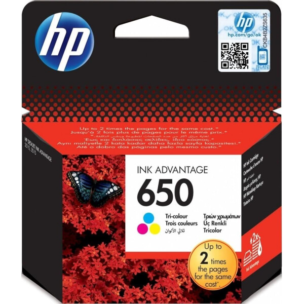

Картридж HP №650 для DJ 2515/3515 (CZ102AE) Color