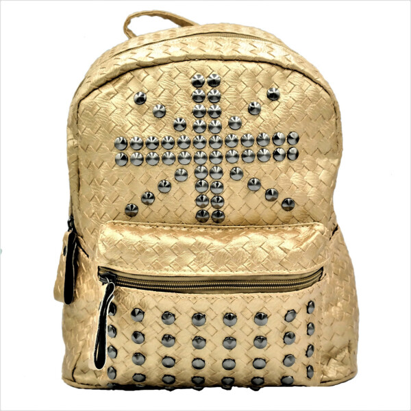 

Рюкзак женский Weatro экокожа Цвет Золотой 0009-acs-backpack