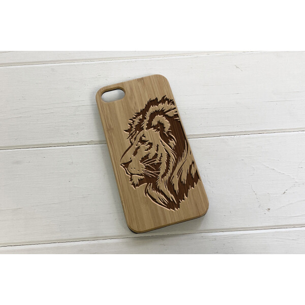

Деревянный чехол SkinWood Сандал для iPhone 7 с дизайнерской гравировкой Льва