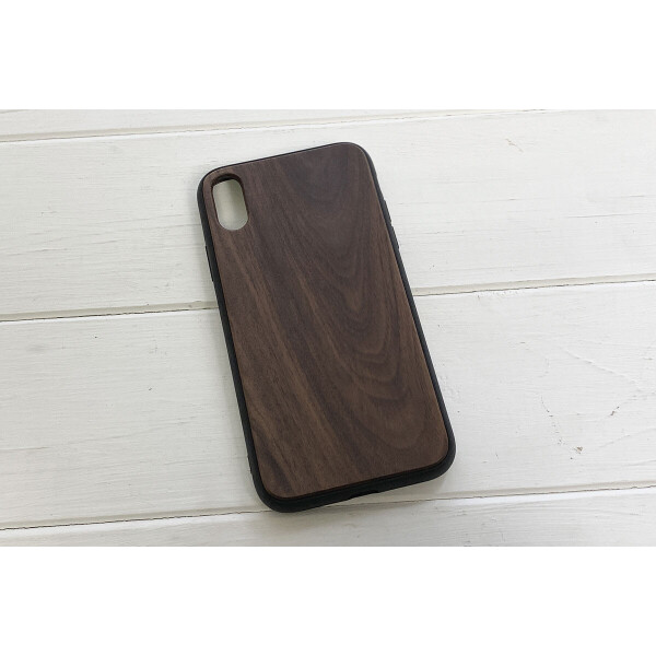 

Деревянный чехол SkinWood Американский орех для iPhone XR