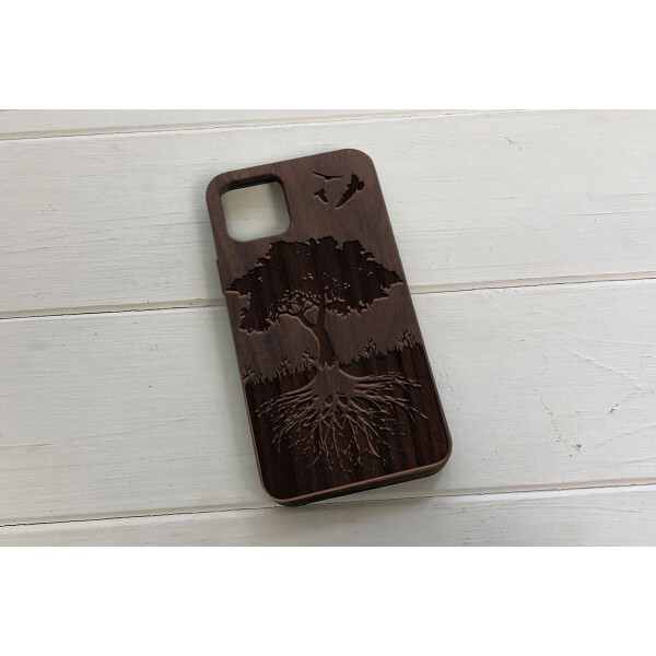 

Деревянный чехол SkinWood Американский орех для iPhone 11 Pro Дерево