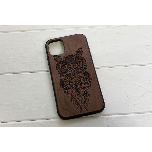 

Деревянный чехол SkinWood Американский орех для iPhone 11 Sova