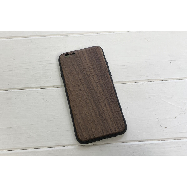 

Деревянный чехол SkinWood Американский орех премиум для iPhone 6/6S