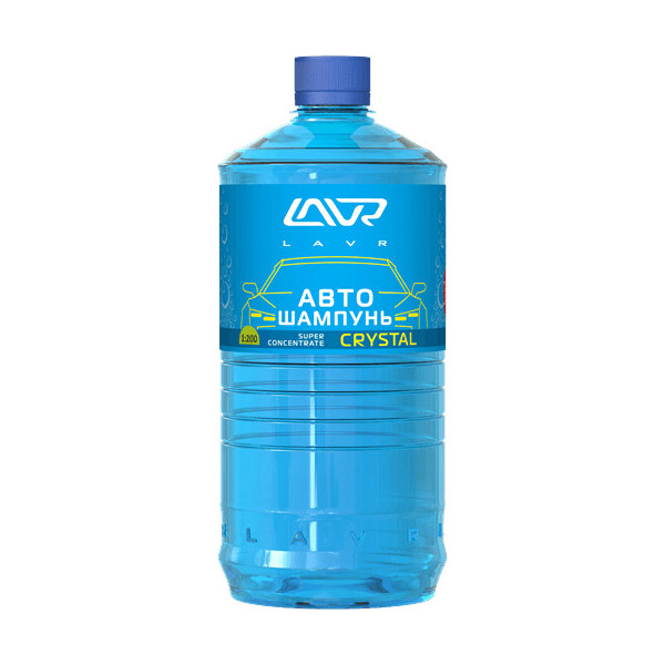 

Автошампунь-суперконцентрат LAVR Crystal 1:120 - 1:320 1000мл (Ln2209)