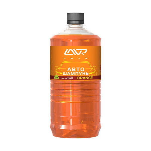 

Автошампунь-суперконцентрат LAVR Orange 1:120 - 1:320 1000мл (Ln2297)
