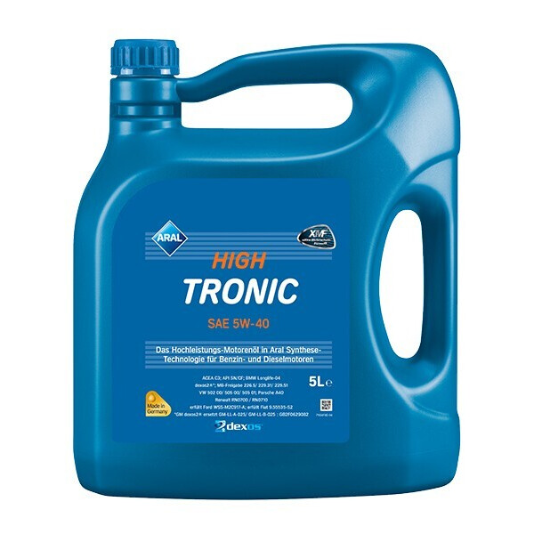 

Моторное масло Aral HighTronic 5W-40 5 л (20635)