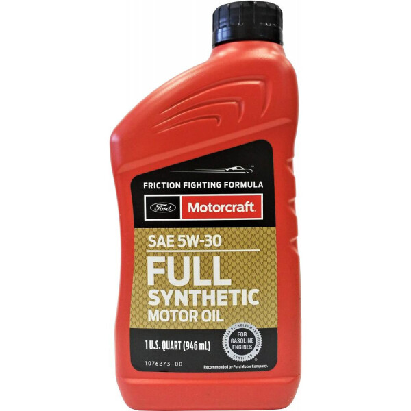 

Синтетическое моторное масло Ford Motorcraft Full Synthetic 5W-30 — 0.946 л (XO5W30QFS)