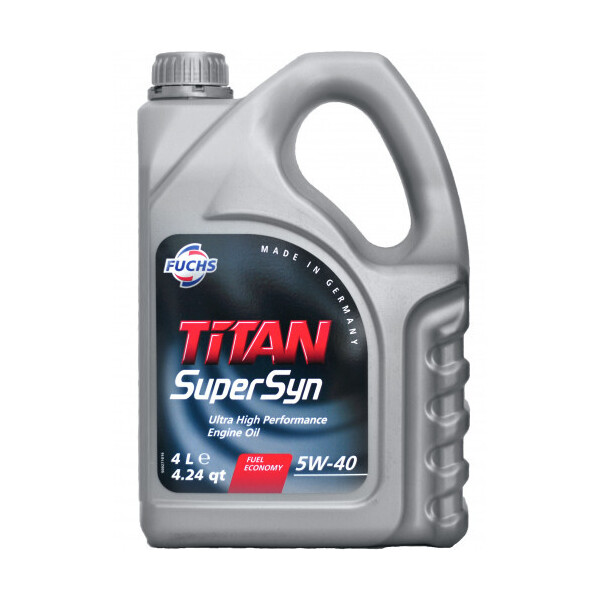 

Моторное масло Fuchs TITAN SUPERSYN 5W-40 4л (600930783)