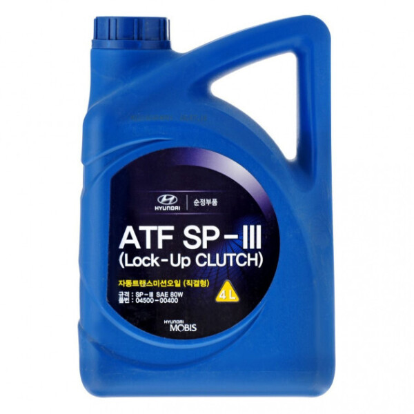 

Трансмисионное масло Mobis ATF SP-III 4л (0450000400)
