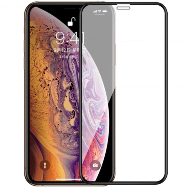 

Защитное стекло 4D 9H (full glue) (без упаковки) для iPhone 11 (Черное) (775819)