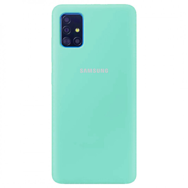 

Чехол Silicone Cover Full Protective (AA) для Samsung Galaxy A51 (Бирюзовый / Ocean blue) (904238)