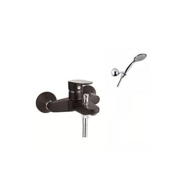 

Смеситель для ванны Santan KEVON CHIC 81NC8150 Black с душевым гарнитуром