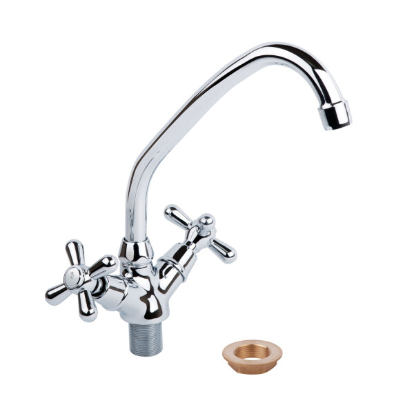 

Смеситель для кухни Q-TAP Dominox 271 керамика на гайке