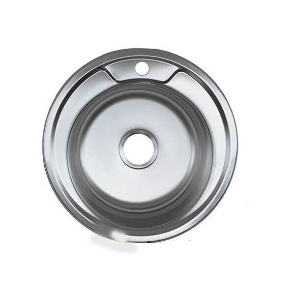 

Кухонная мойка врезная Platinum 490 (0,6/170 Декор)