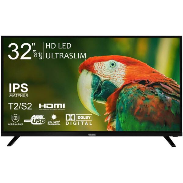 

Телевизор 32" Prime Technics 32H10FR Black