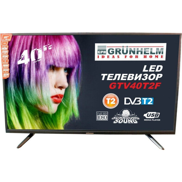 

40" Grunhelm GTV40T2F Black