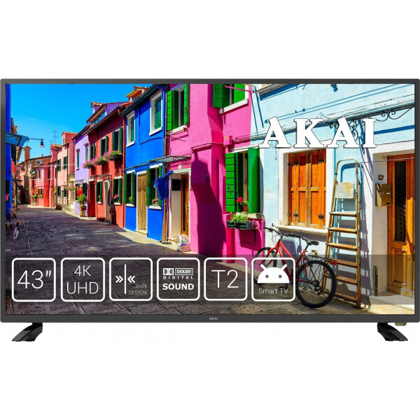 

43" Akai UA43LEP1T2S Smart TV Black