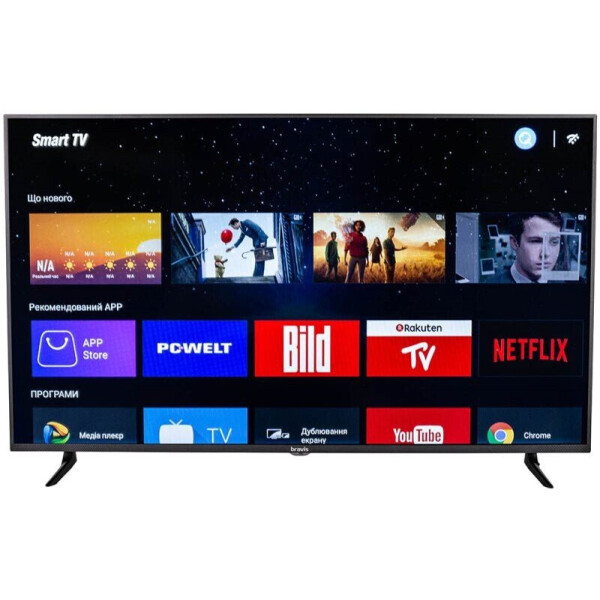

43" Bravis LED-43D5000 Smart TV Black (У1)