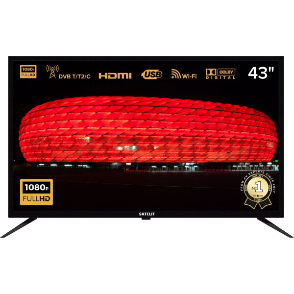 

43" Satelit 43F9000T Black