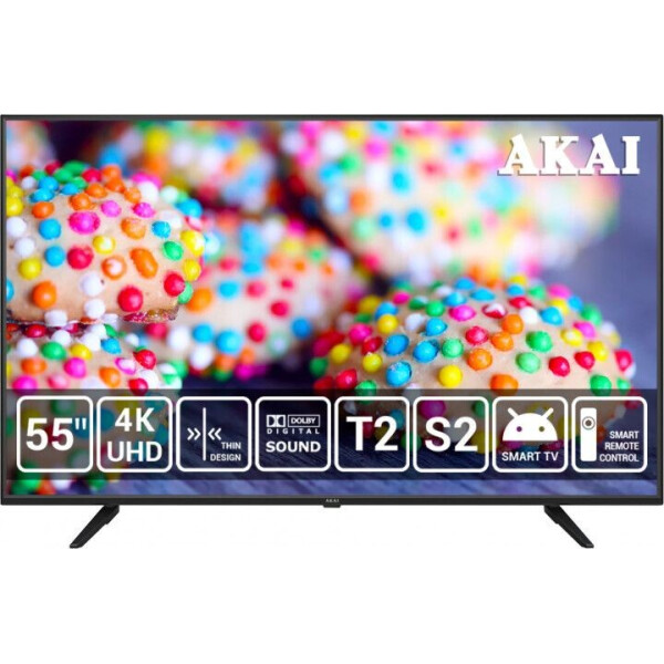 

55" Akai UA55IA124US Smart TV Black