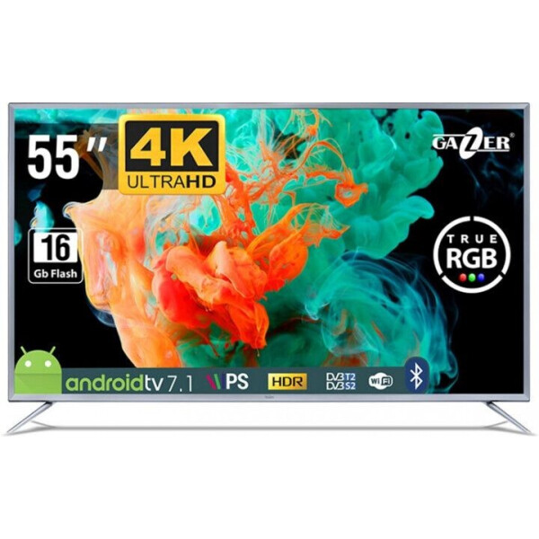 

55" Gazer TV55-US2G Smart TV Gray