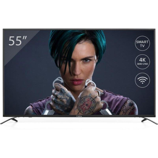 

55" Vinga E55UHD20B Smart TV Black