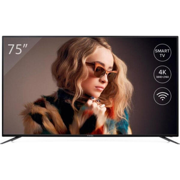 

75" Vinga S75UHD20G Smart TV Black