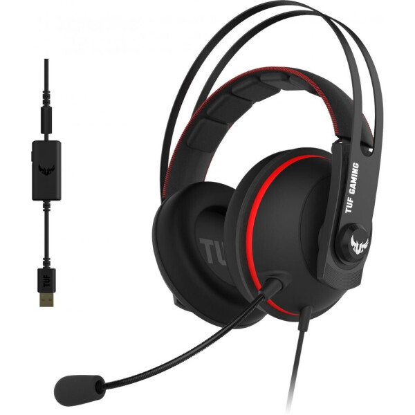 

Наушники ASUS TUF Gaming H7 Red (90YH01VR-B8UA00)