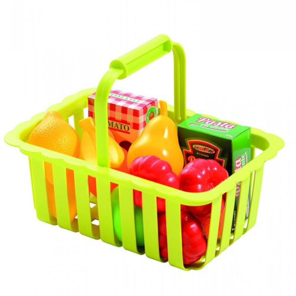 

Игровой набор Ecoiffier Корзина для супермаркета с продуктами (000981)