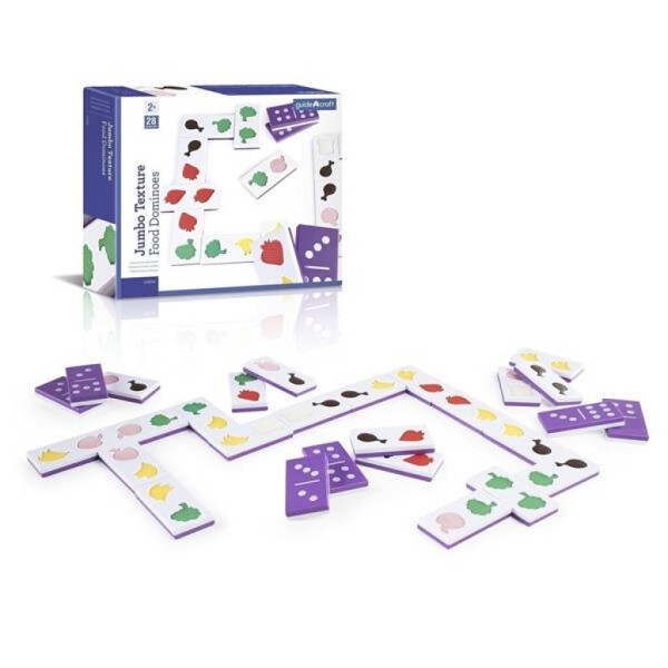 

Игровой набор Guidecraft Тактильне доміно Manipulatives Продукти (G5056)