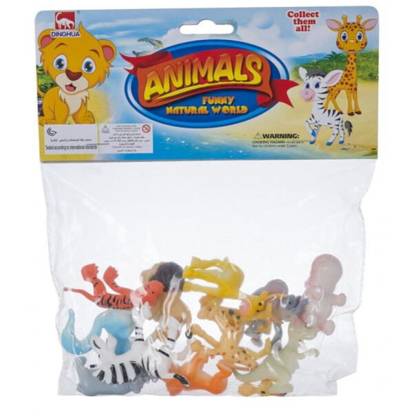 

Игровой набор Dingua Зверюшки Африки 12 шт (D0020)