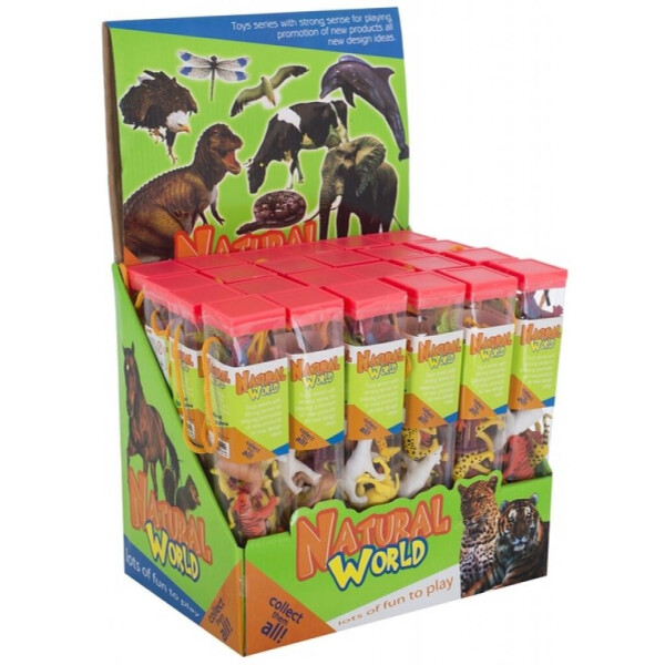 

Игровой набор Dingua Дикие животные 12 шт в тубусе (D0052)