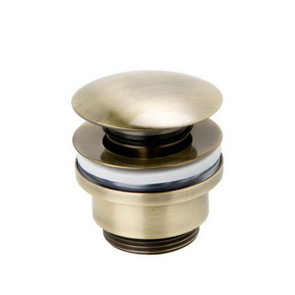 

Сливной гарнитур для раковины GENEBRE Luxe bronze, click pop-up, 1 1/4" 100211 43 (19863)