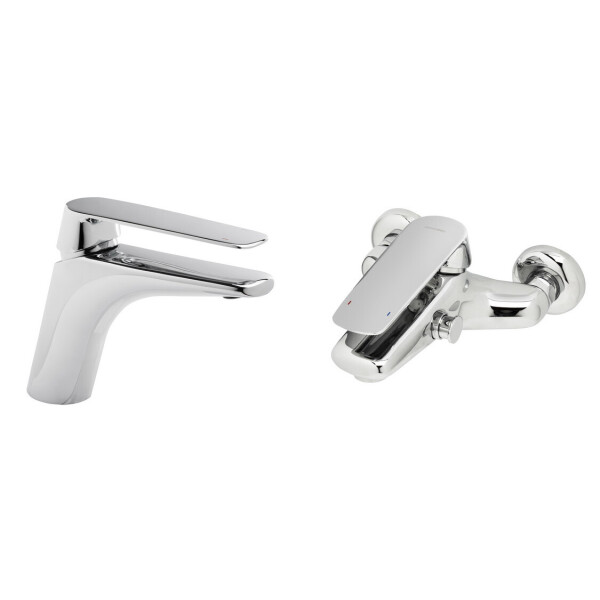 

Набор смесителей для раковины и ванны GENEBRE Kode 1+1 02KO-bath (19892)