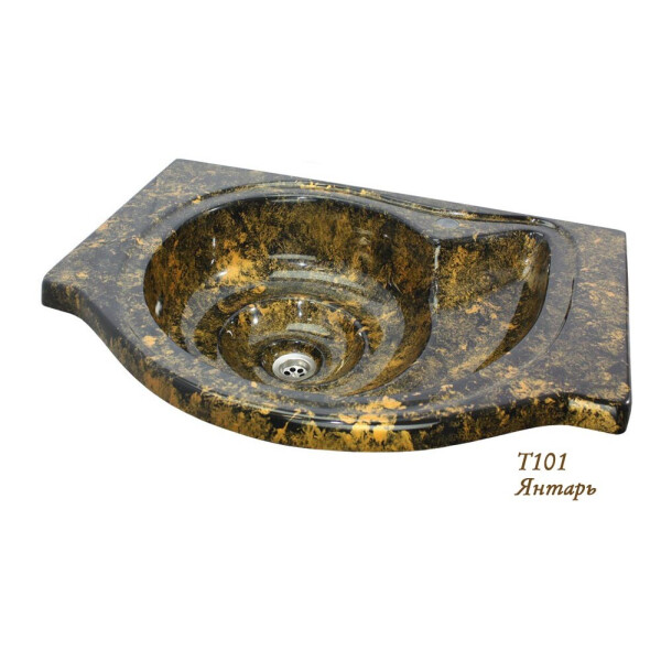 

Раковина Snail Наутилус Т101 101T101 янтарь (21793)