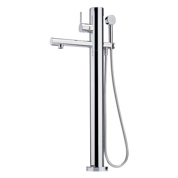 

Напольный смеситель для ванны и душа ORAS IL BAGNO ALESSI ONE хром 8550 (23239)