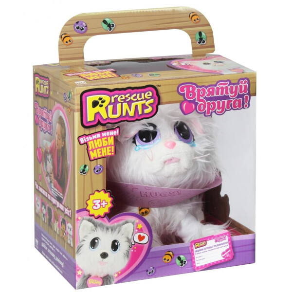 

Игровой набор Rescue Runts Спаси друга Белый котик (S19014)