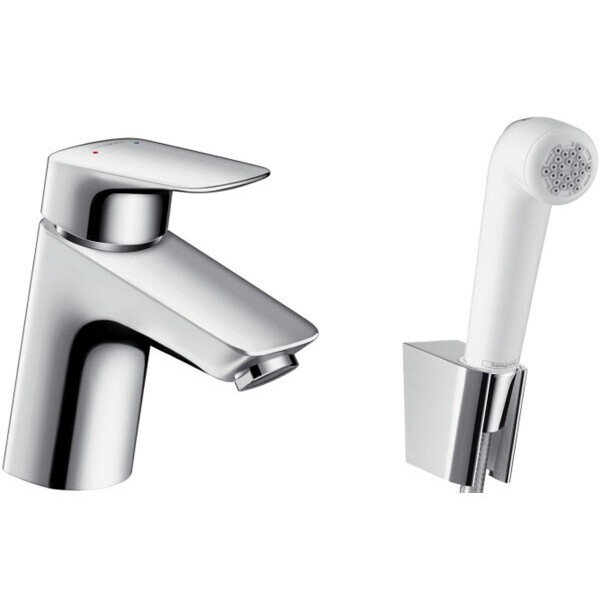 

Смеситель для раковины с гигиеническим душем Hansgrohe Logis 71290000 (24433)