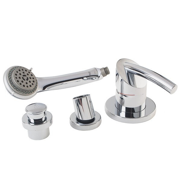 

Смеситель на борт ванны на три отверстия однорычажный Grohe TENSO 19154000 (25594)