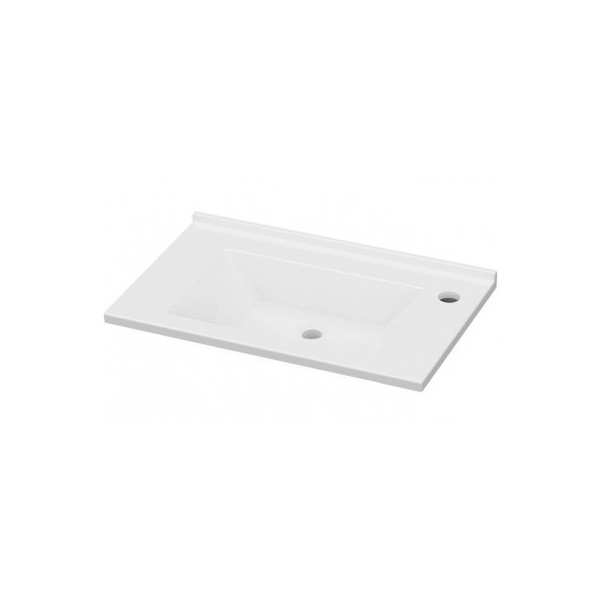 

Керамическая раковина Idevit Merkur 50 см с отверстием справа 0201-3505 белая (26978)