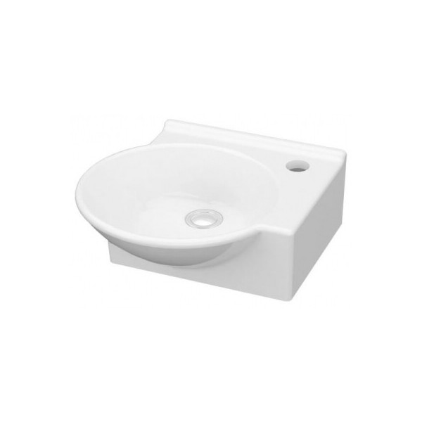 

Керамическая раковина правая IDEVIT Myra Mini 36 см 0201-0365 белая (26991)
