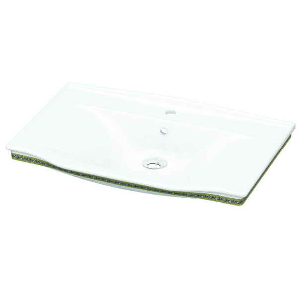

Керамическая раковина IDEVIT Neo Classic 104 см 3301-1005-0088 белая (27003)