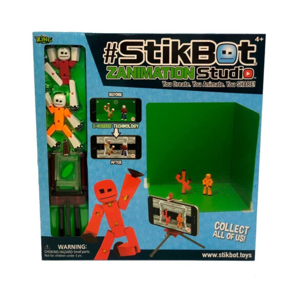 

Игровой набор Stikbot S1 – СТУДИЯ Z-SCREEN для анимационного творчества (TST617)