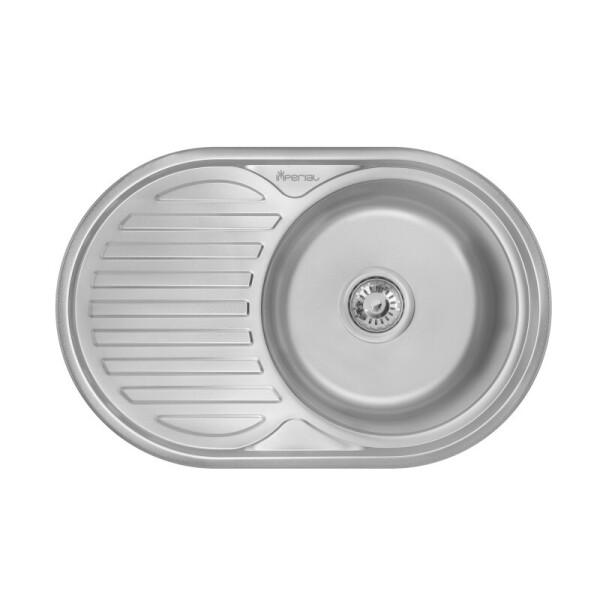

Кухонная мойка овальная Imperial Satin IMP775006SAT матовая (35945)