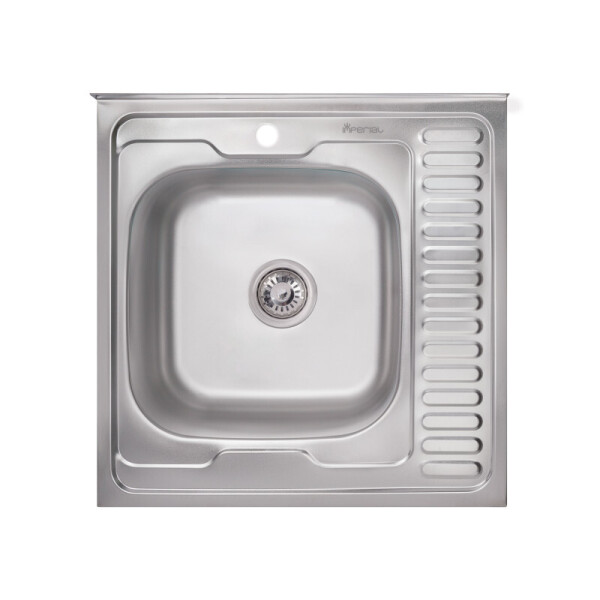 

Кухонная мойка квадратная Imperial 6060-L Polish IMP6060L06POL глянцевая (35920)