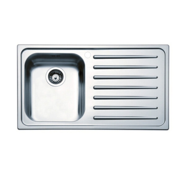 

Стальная мойка, прямоугольная Apell Venezia VE861IRAC 860х500 RIGHT в комплекте с донным клапаном (35704)