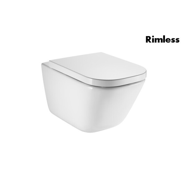

Унитаз подвесной Roca Gap Clean Rim A34647L000 белый (28451)