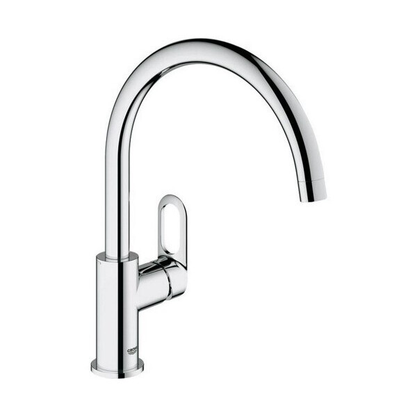 

Кухонный смеситель однорычажный GROHE BAU LOOP 31368000 хром (28776)