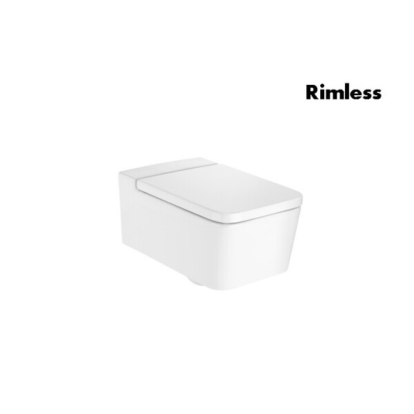 

Унитаз подвесной Roca Inspira Square Rimless A346537000 белый (28879)